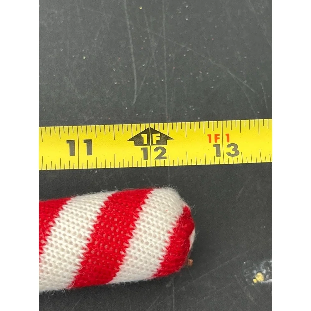 Pottery Barn Knit Sweater Candy Cane Christmas Festive Holiday Modern Classic